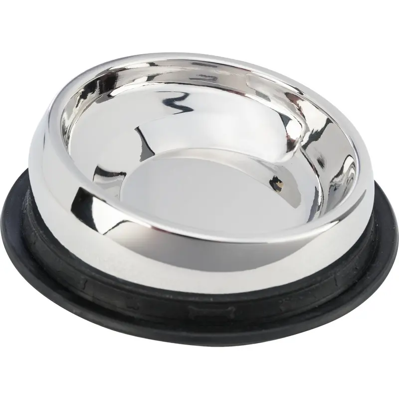 Trixie Bowl short-nosed breeds stainless steel, 0.25 l/ 19 cm