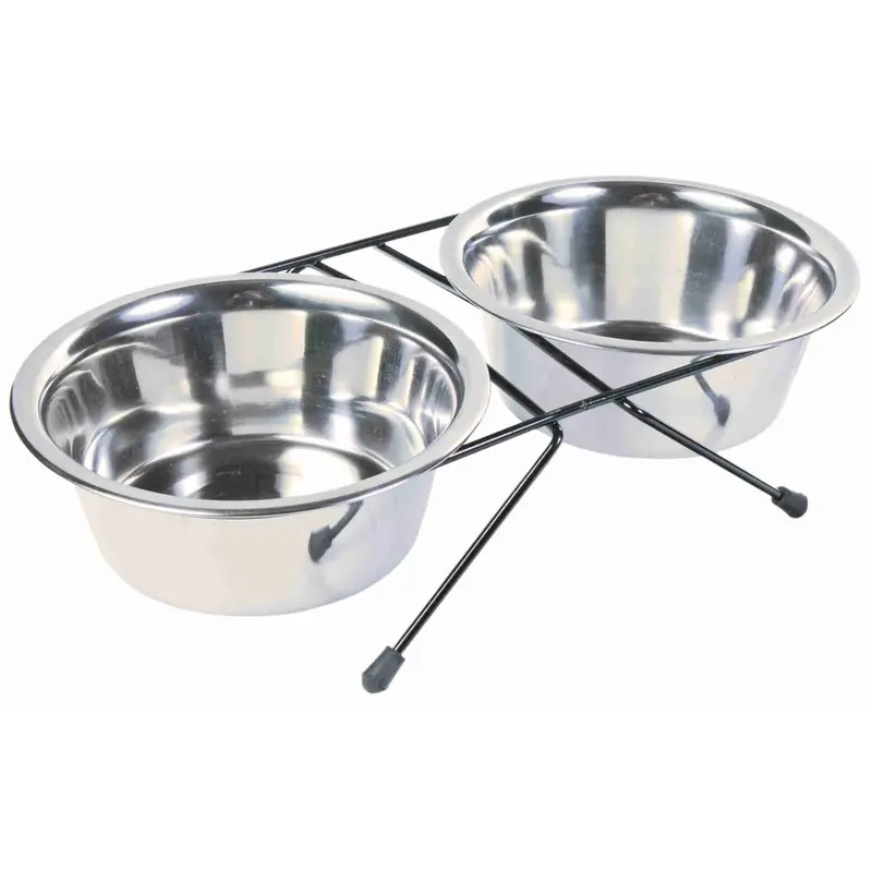 Trixie Eat on Feet bowl set, 2 x 0.75 l/diam. 15 cm