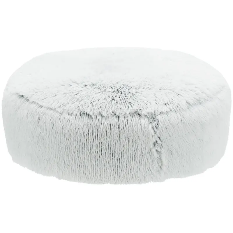 Trixie Harvey cushion, round, 80 cm, white-black