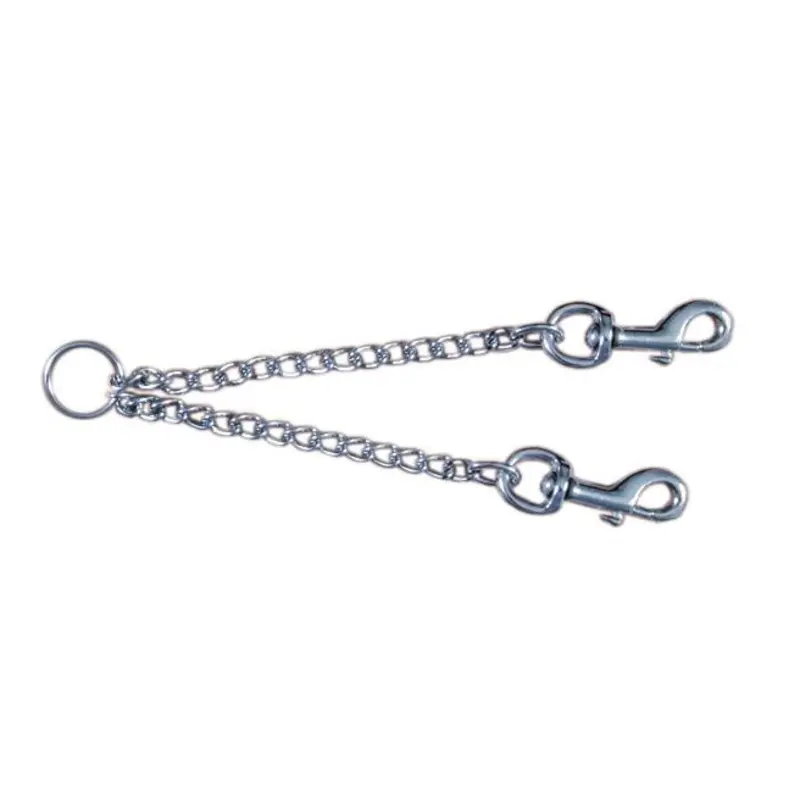 Trixie Twin chain coupler, chrome, 60 cm/4.0 mm