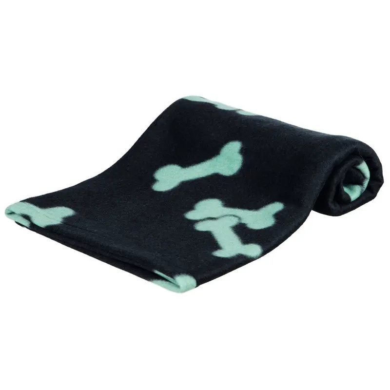 Trixie Beany fleece blanket, 100 x 70 cm, black
