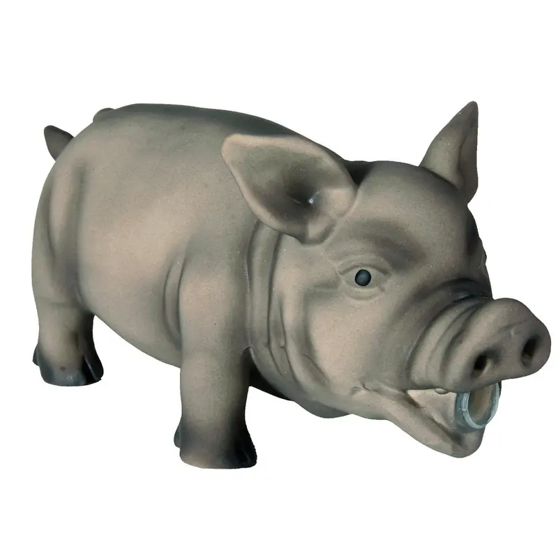 Trixie Pig, original animal sound, latex, 21 cm