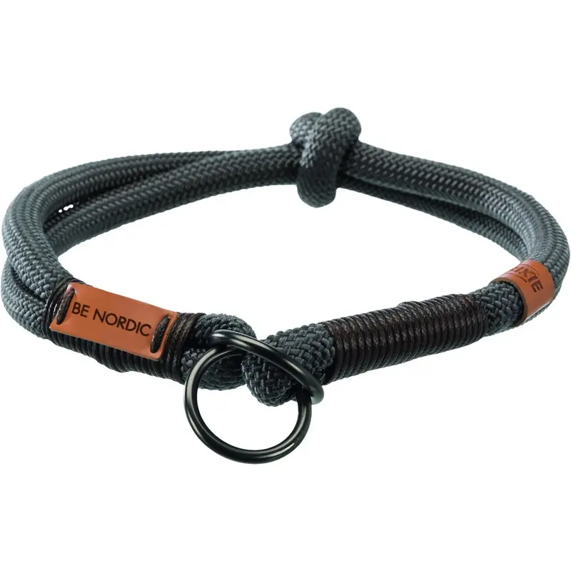 Trixie BE NORDIC choke, S-M: 40 cm/diam. 8 mm, dark grey/brown
