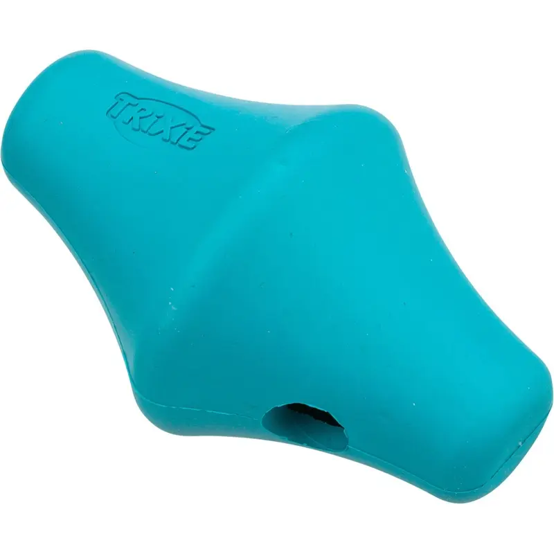 Trixie Snack-spinner, natural rubber, 12 cm, petrol