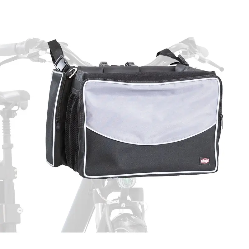 Trixie Front-box for bicycles, 41 x 26 x 26 cm, black/grey