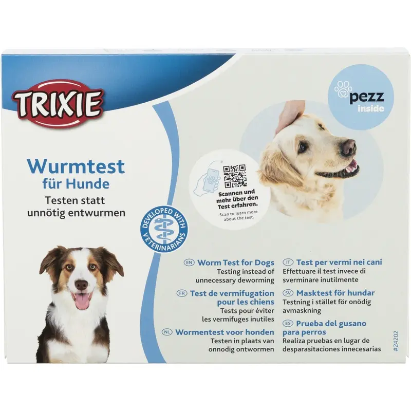 Trixie Worm test for dogs, 19.5 ? 15 ? 2 cm