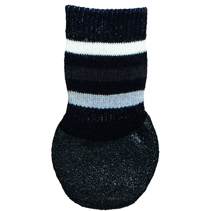 Trixie Dog socks, non-slip, S-M, 2 pcs., black