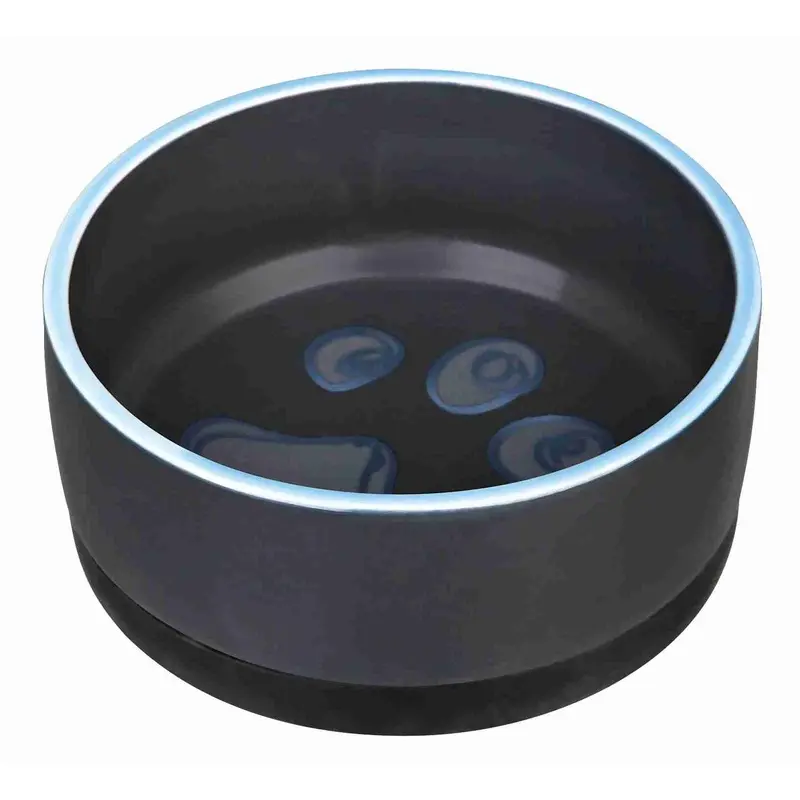 Trixie Jimmy ceramic bowl with rubber bottom, 0.4 l/diam. 12 cm
