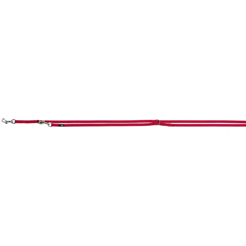 Trixie Premium adjustable leash, XS: 2.00 m/10 mm, red