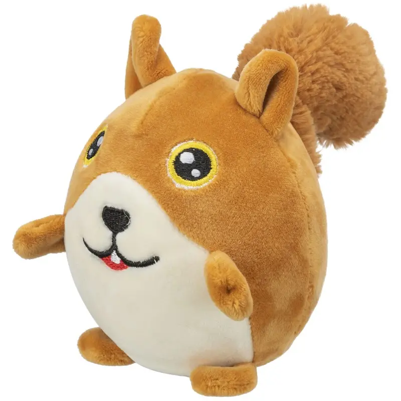 Trixie Squirrel, round, plush, 13 cm