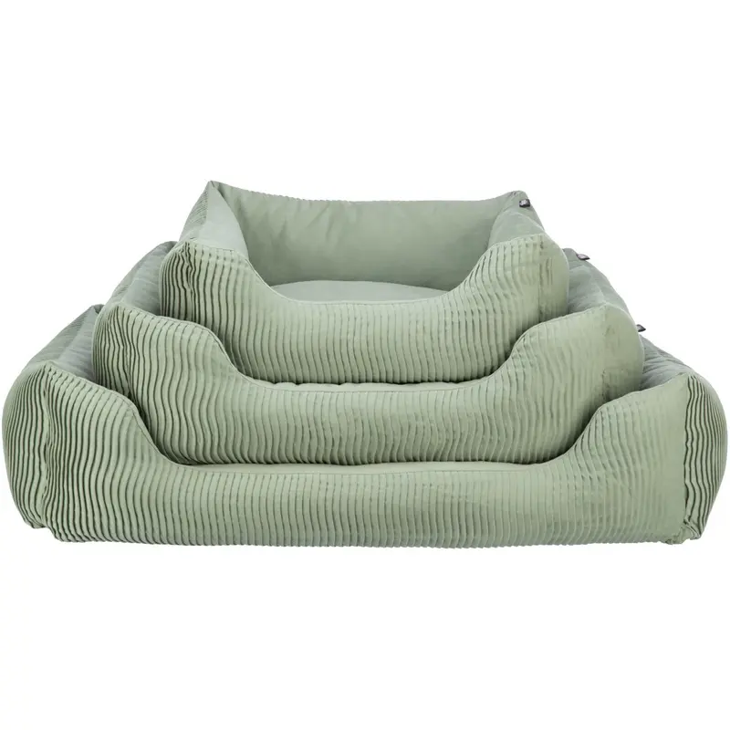 Trixie Marley bed, square, 100 x 70 cm, sage