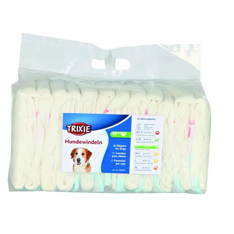Trixie Diapers for female dogs, M, 12 pcs.