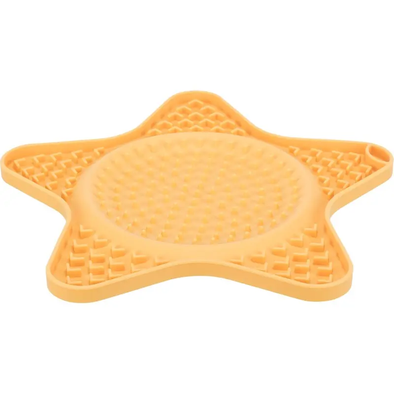Trixie Lick'n'Snack mat, silicone, 23.5 cm, yellow