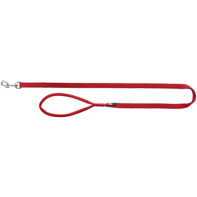 Trixie Premium leash, M-L: 1.00 m/20 mm, red
