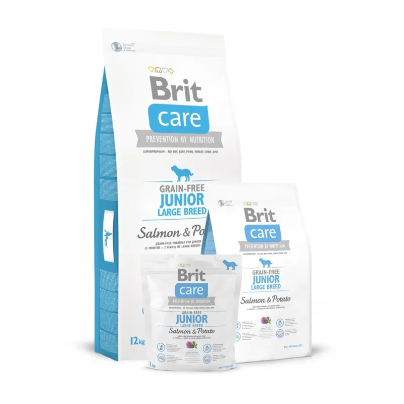 Brit Care Grain-Free Junior Large Breed Salmon & Potato