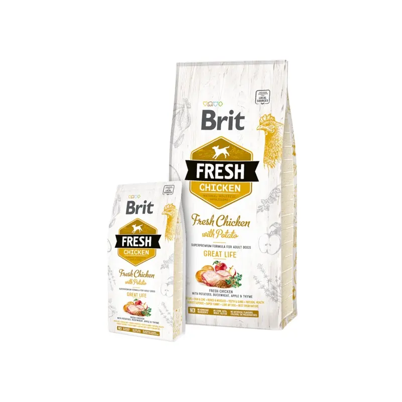 Brit Fresh Chicken with Potato Adult