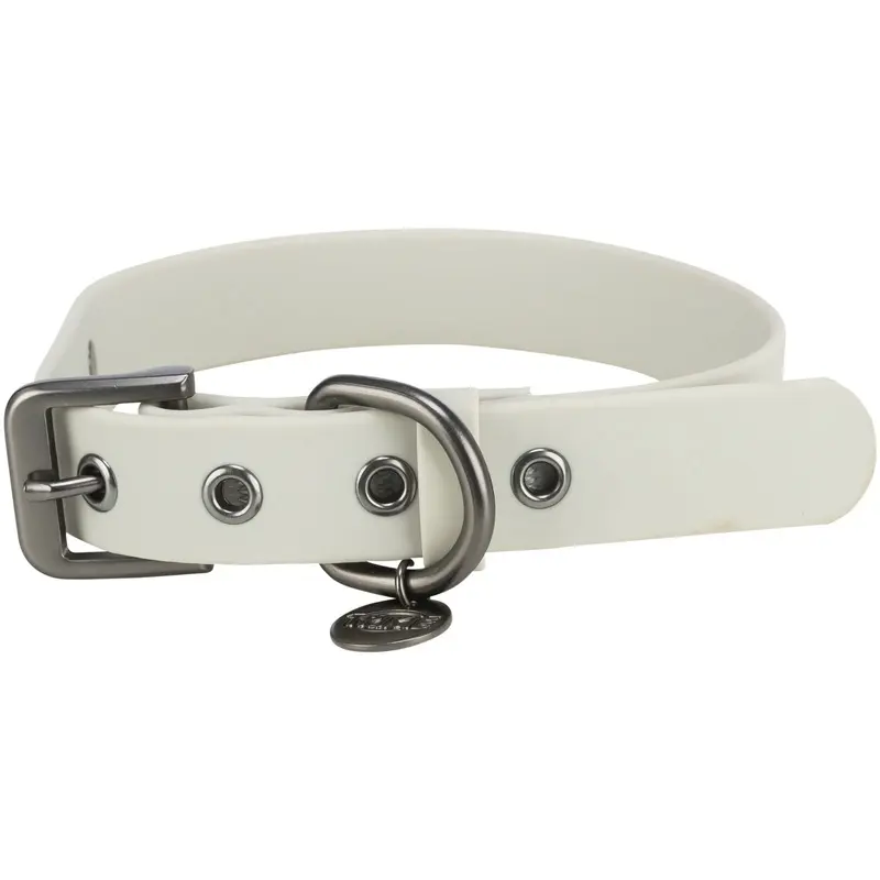 Trixie CityStyle collar, PVC, L??XL: 50??57 cm/30 mm, light grey