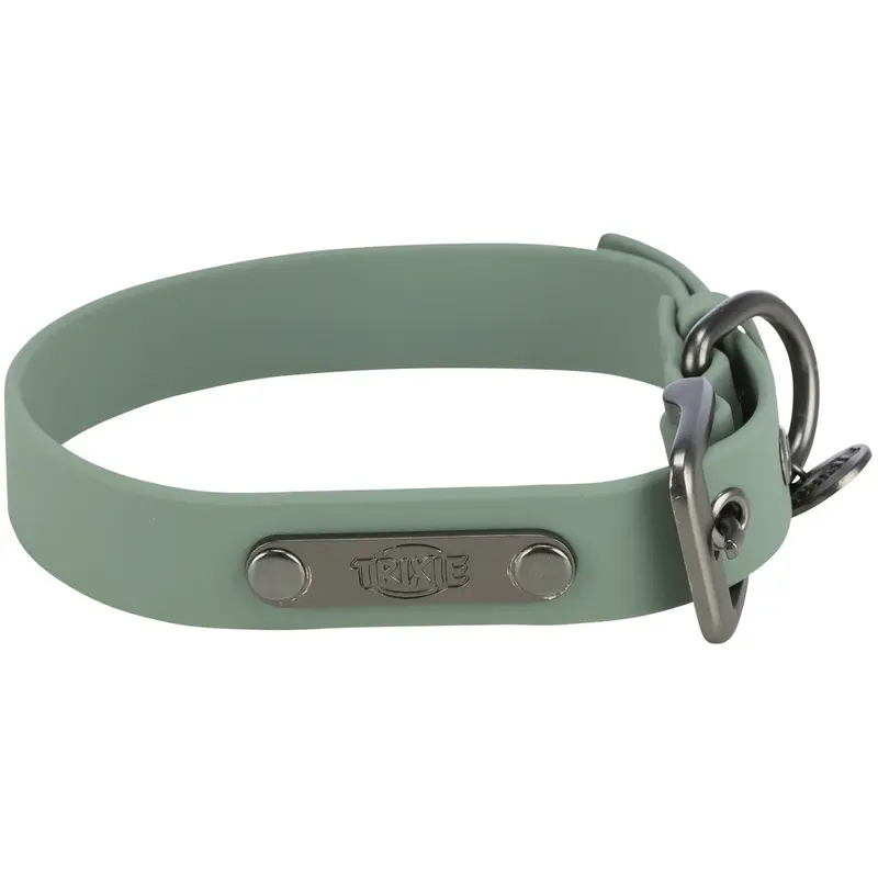 Trixie CityStyle collar, PVC, L??XL: 50??57 cm/30 mm, sage