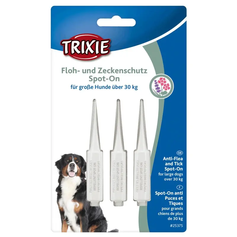 Trixie Spot-On flea and tick protection for large dogs, 3 ? 5 ml