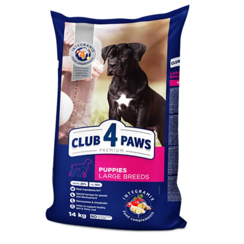 CLUB 4 PAWS Premium for Puppies Large Breed "hicken"