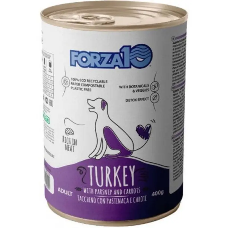 Forza 10 Turkey maintenance with parsnips and carrots