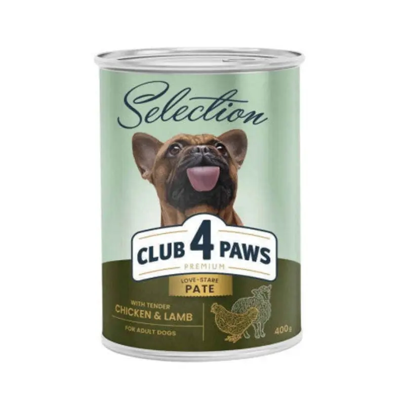 CLUB 4 PAWS Premium Selection with Tender Chicken & Lamb