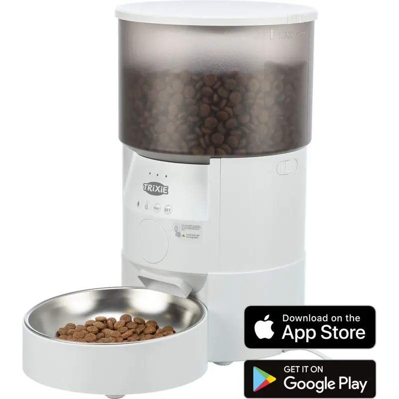 Trixie Automatic food dispenser TX-S Smart 3.0l, 3 l/18 x 31 x 18 cm, white