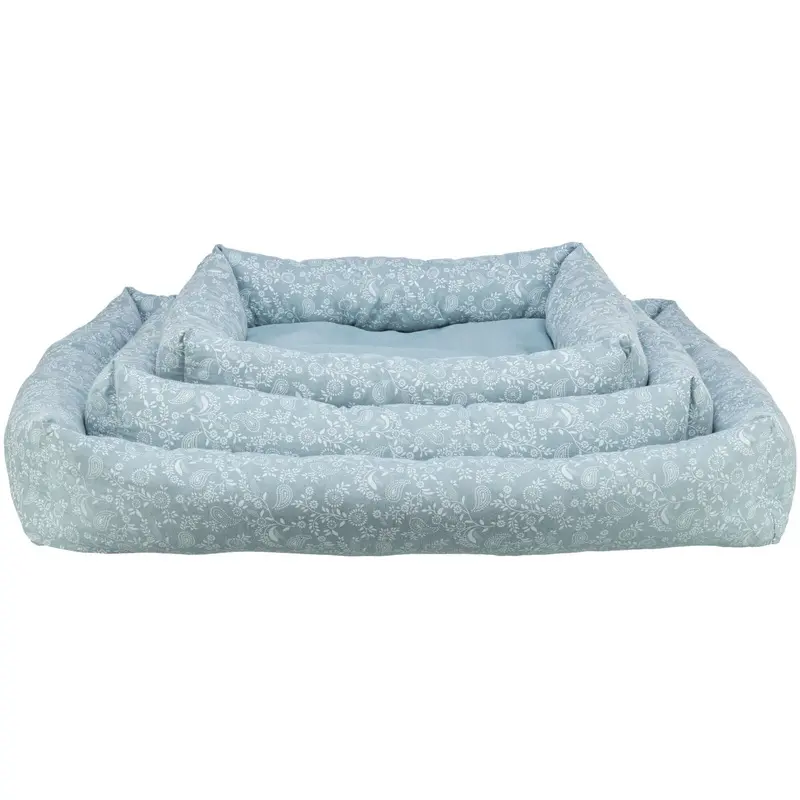 Trixie Flora bed, square, 60 x 50 cm, light blue