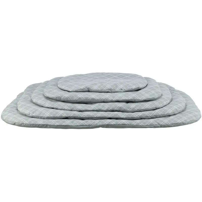 Trixie Jessie cushion, oval, 95 x 70 cm, grey/white