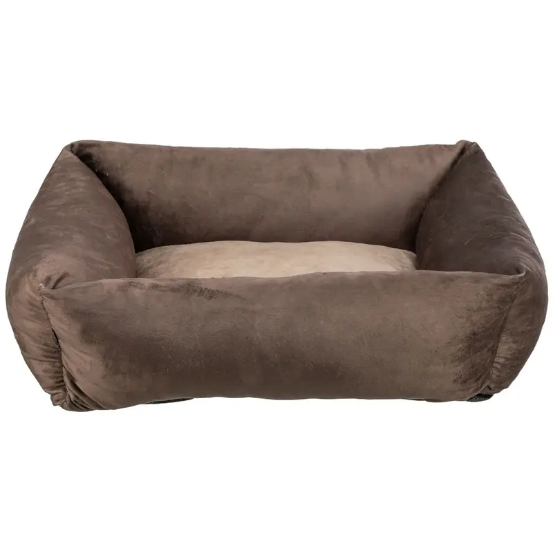 Trixie Lionel bed, recycled, square, 50 x 40 cm, brown/beige