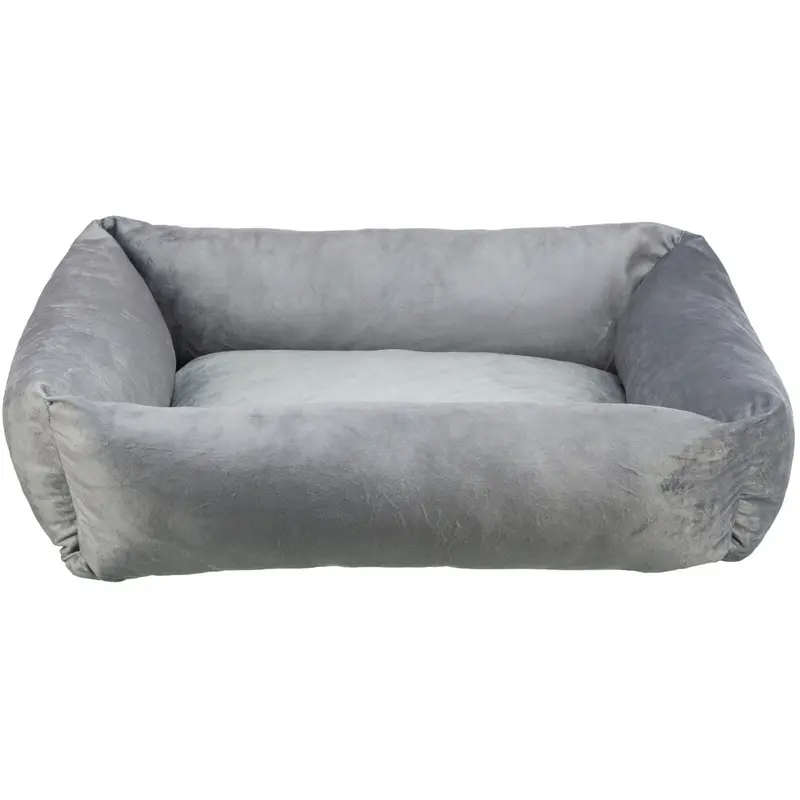 Trixie Lionel bed, recycled, square, 65 x 55 cm, grey