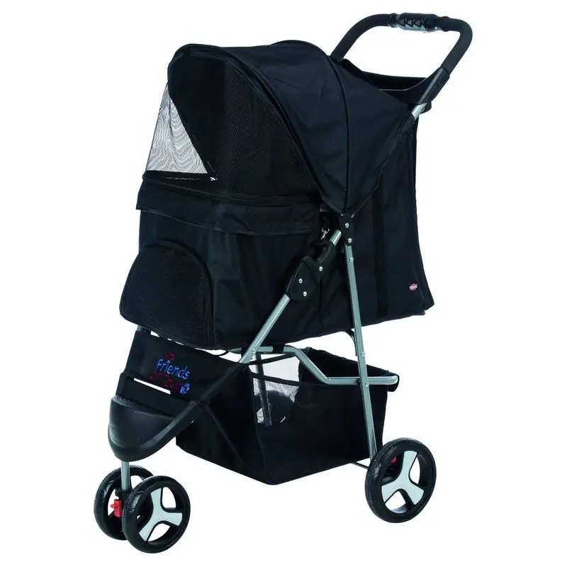 Trixie Buggy, 47 x 100 x 80 cm, black