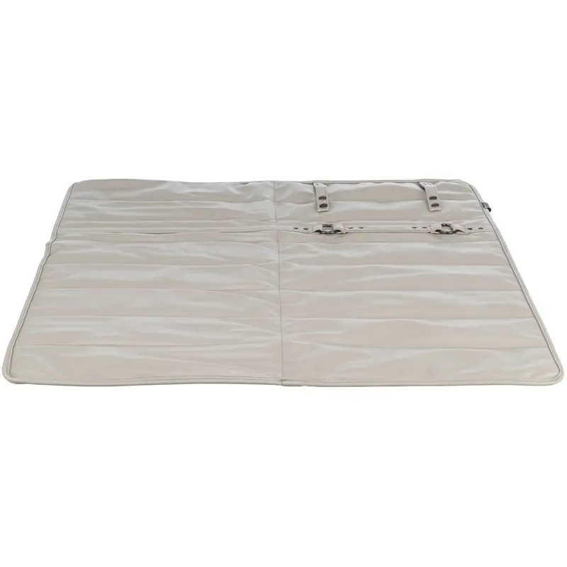 Trixie CityStyle travel blanket, artificial leather, 80 x 80 cm, light grey