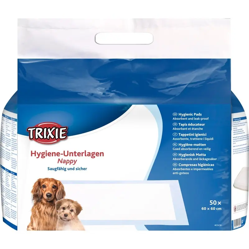 Trixie Nappy hygiene pad, 60 x 60 cm, 50 pcs.