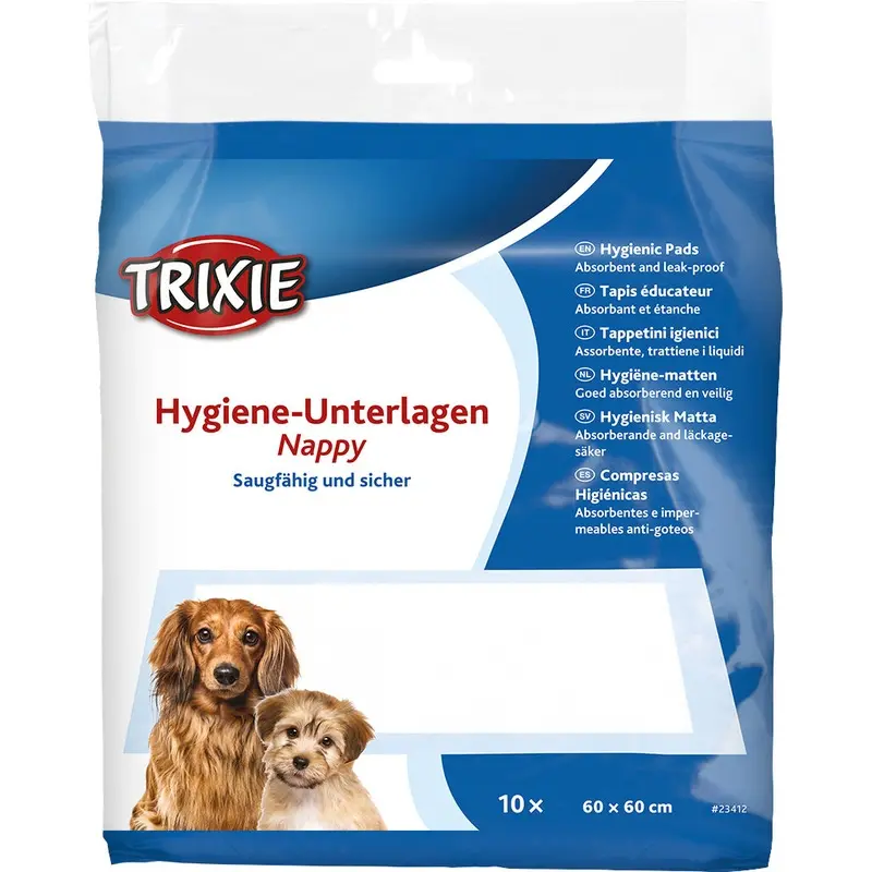 Trixie Nappy puppy pad, 60 x 60 cm, 10 pcs.