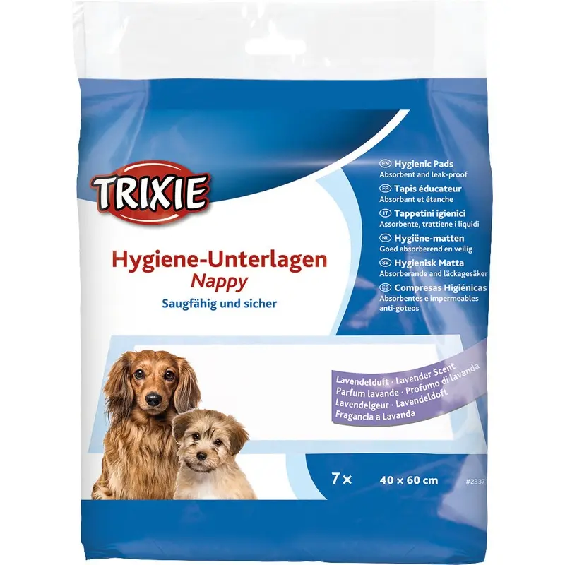 Trixie Nappy puppy pad, with lavender scent, 40 x 60 cm, 7 pcs.