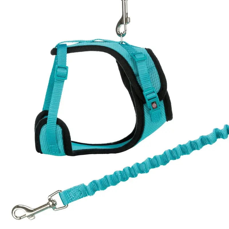 Trixie Y-harness, mesh, cat, with elastic leash, 39????60 cm/10 mm, 1.00 m