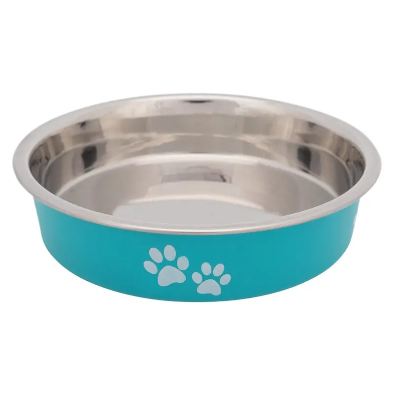 Trixie Cat bowl for short-nosed breeds, stainless steel, 0.25 l/diam. 13 cm