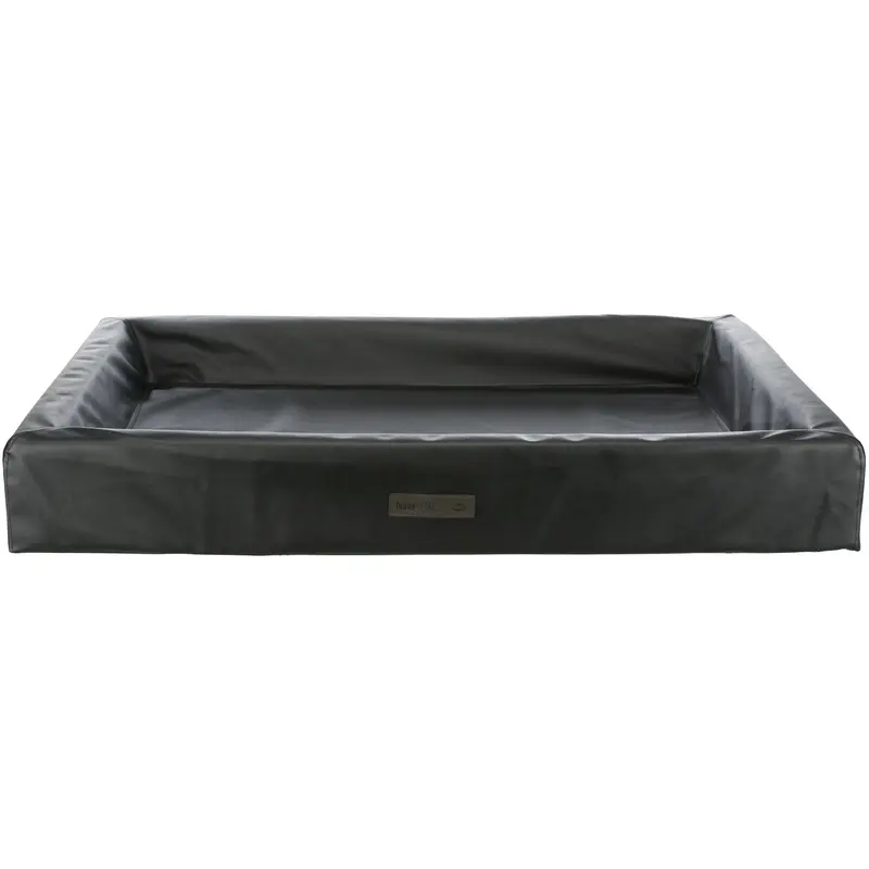 Trixie Remo vital bed, square, artificial leather, 90 x 70 cm, black
