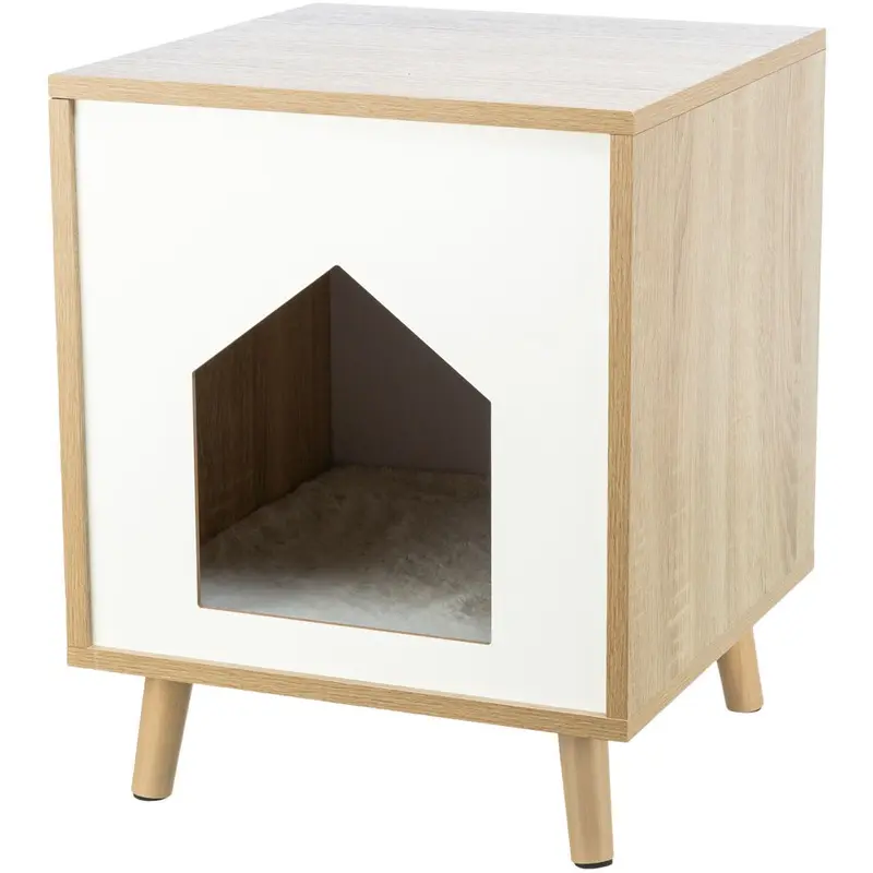 Trixie Isa cave, wooden look, 40 x 50 x 40 cm, light brown/white