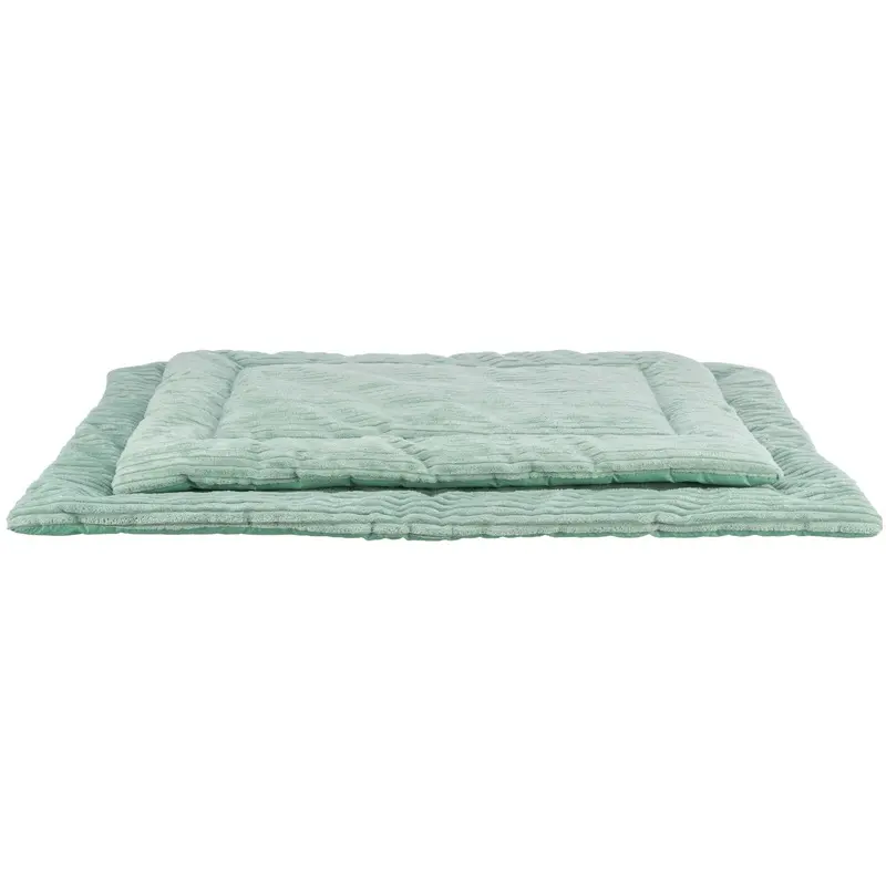 Trixie Jonna lying mat, corduroy plush, 70 x 50 cm, grey