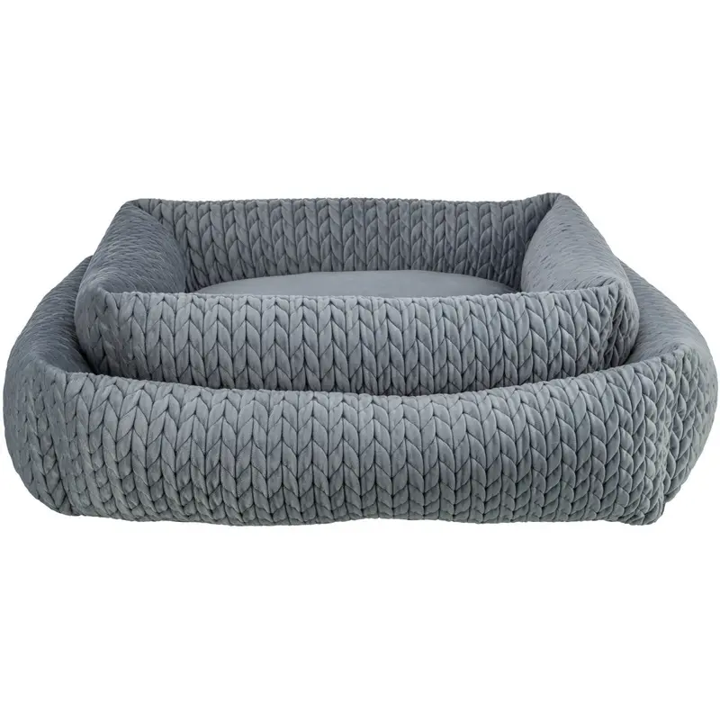 Trixie Livia bed, square, 65 x 50 cm, grey