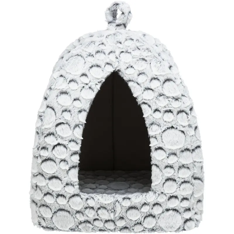 Trixie Mila cave plush, 32 X 42 X 32 cm, white-grey