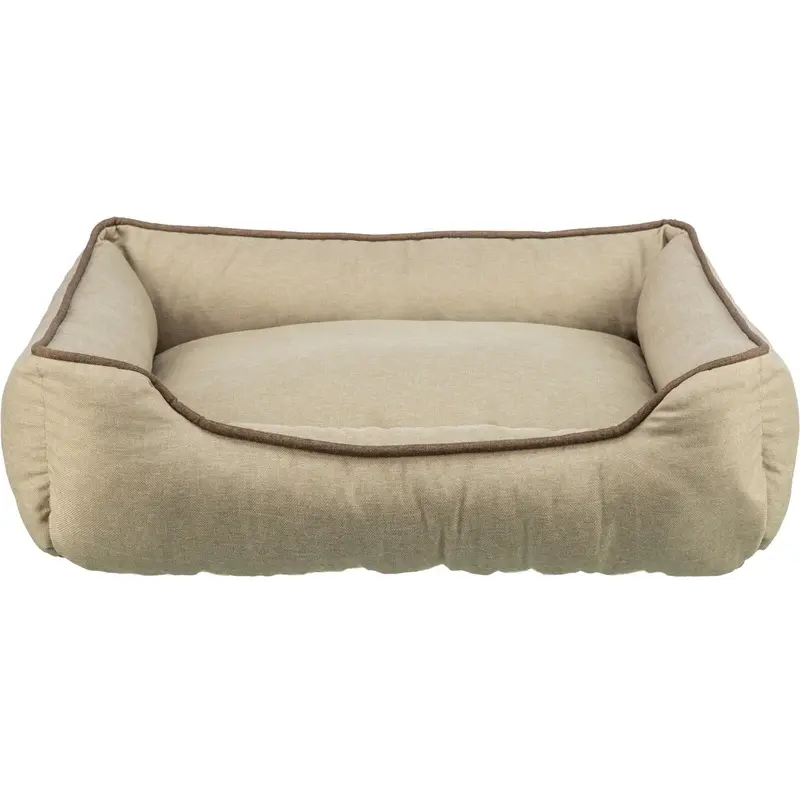 Trixie Nio bed, water repellent, square, 90 x 70 cm, sand