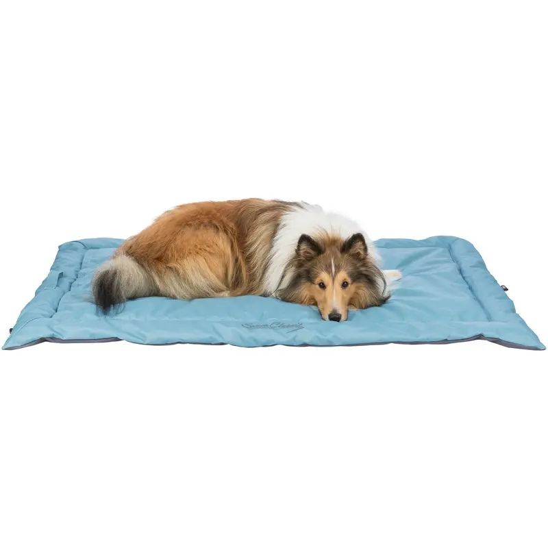 Trixie Samoa Classic travel blanket, 85 X 70 cm, ice blue/grey