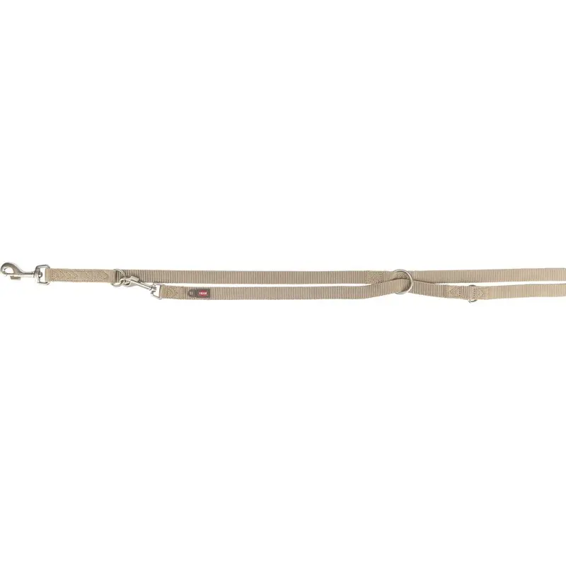 Trixie Premium adjustable lead, XSS: 2.00 m/15 mm, sand