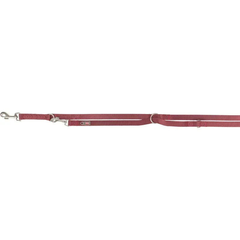 Trixie Premium adjustable lead, XSS: 2.00 m/15 mm, sangria