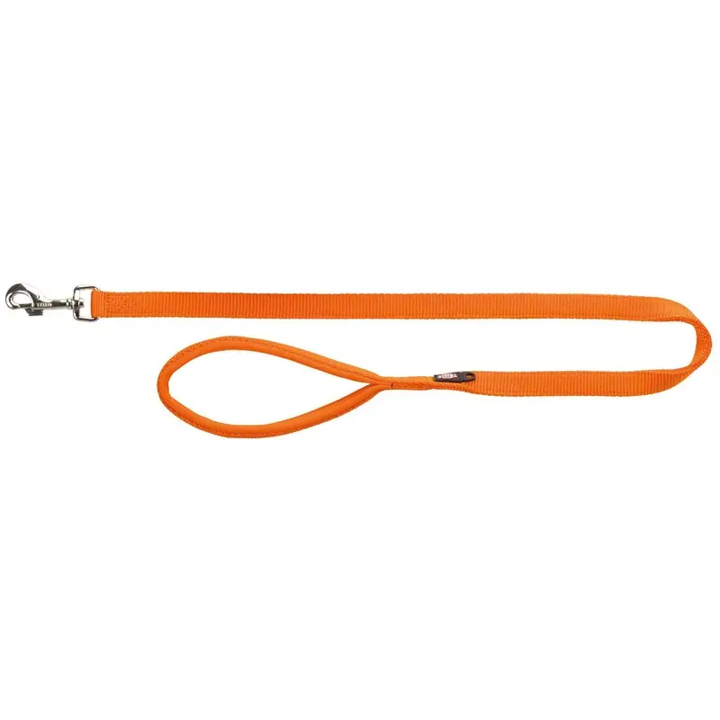 Trixie Premium leash, XS-S: 1.20 m/15 mm, papaya