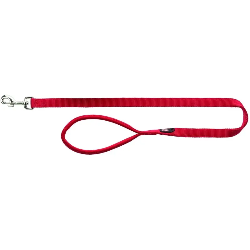 Trixie Premium leash, XS-S: 1.20 m/15 mm, red
