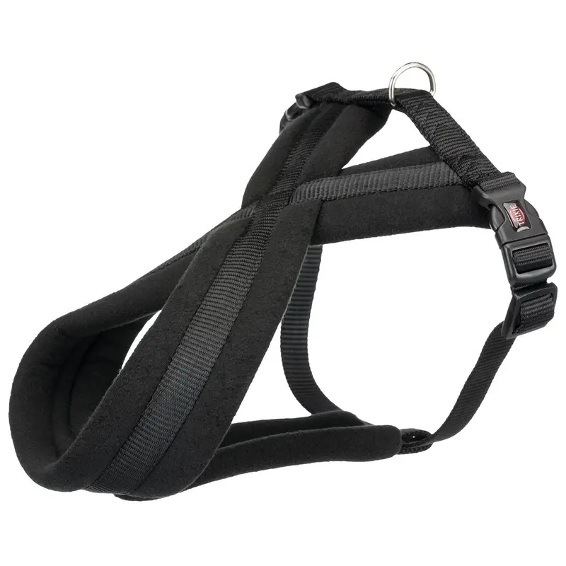 Trixie Premium touring harness, XS-S: 30-55 cm/15 mm, black